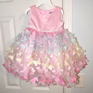 New STUNNING 3D Blueberi Boulevard Butterfly Multi-Layer Size 12 Months Dress